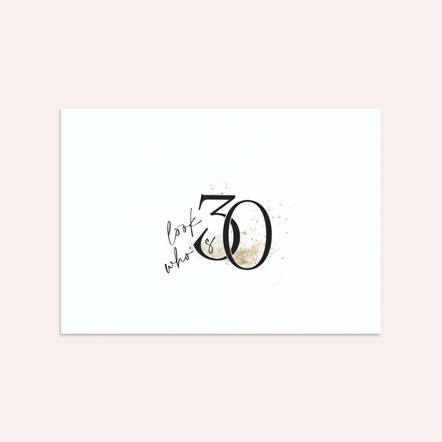 Enveloppe anniversaire - Les 30 en folie