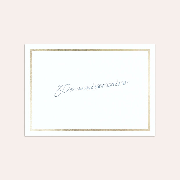 Enveloppe anniversaire - Des instants de bonheur 80