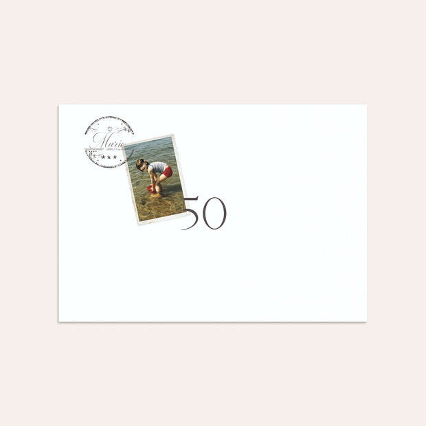 Enveloppe anniversaire - Jeune de cœur