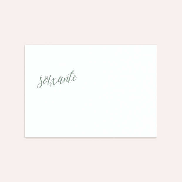 Enveloppe anniversaire - Patine 60