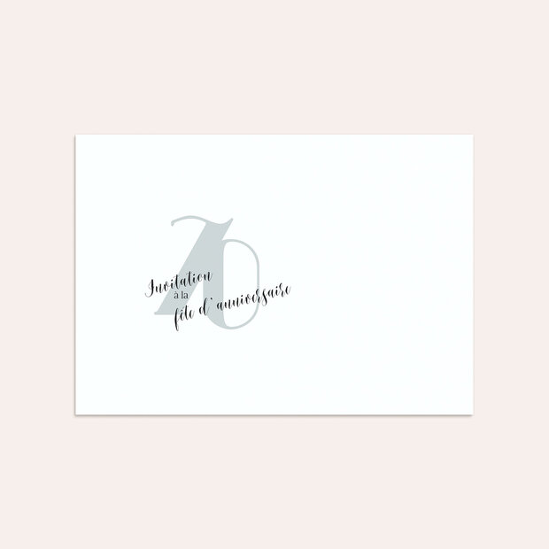 Enveloppe anniversaire - Mon moment 70