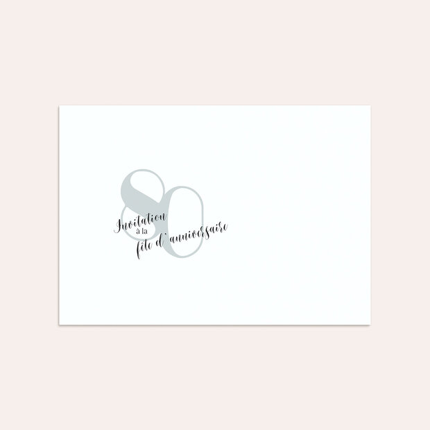 Enveloppe anniversaire - Mon moment 80