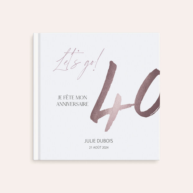 Album photo anniversaire - Let’s all party 40
