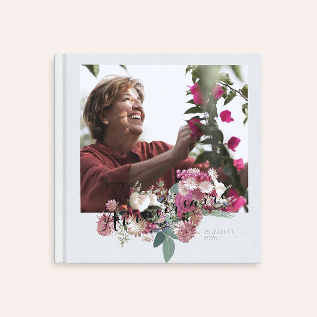 Album photo anniversaire - Valse des fleurs 70