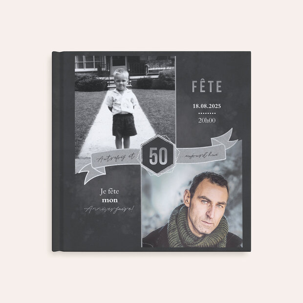Album photo anniversaire - Hier vs. aujourd’hui 50