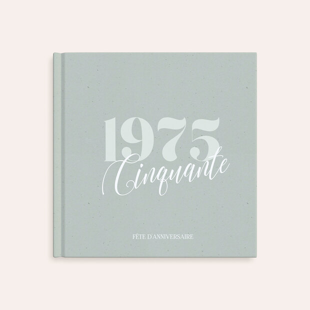 Album photo anniversaire - Patine 50