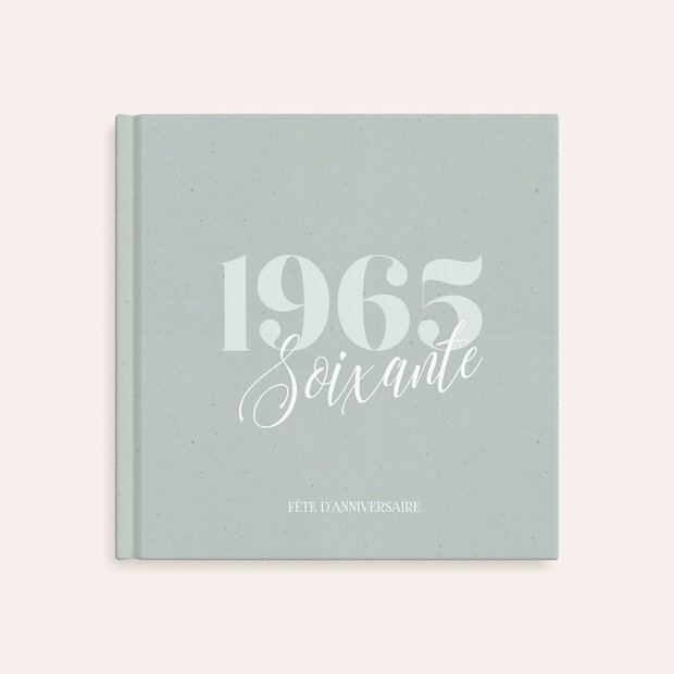 Album photo anniversaire - Patine 60