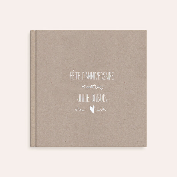 Album photo anniversaire - Amour vintage