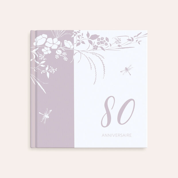 Album photo anniversaire - Un horizon en fleurs