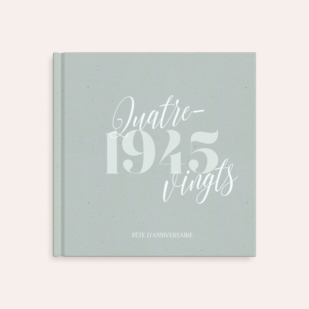 Album photo anniversaire - Patine 80
