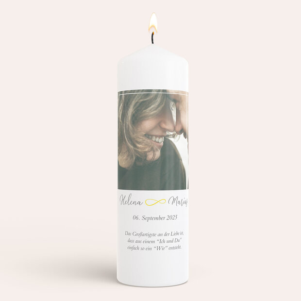 Hochzeitskerzen - Plötzlich Liebe