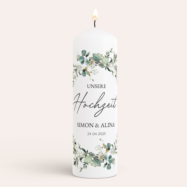 Hochzeitskerzen - Anmutige Eleganz