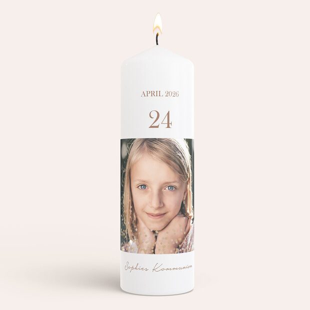 Kommunionkerzen - Elfenstaub