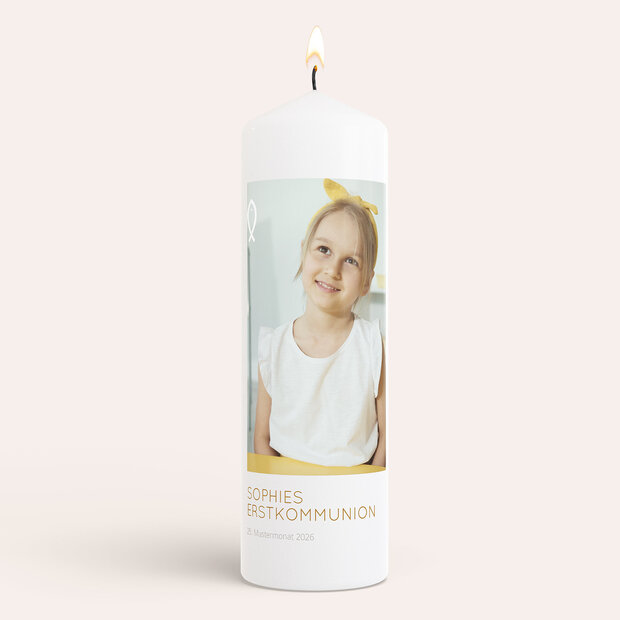 Kommunionkerzen - Reines Herz Kommunion