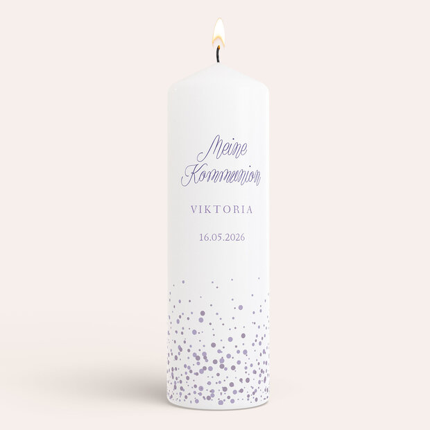 Kommunionkerzen - Geflitter Kommunion