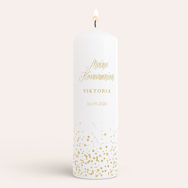 Kommunionkerzen - Geflitter Kommunion