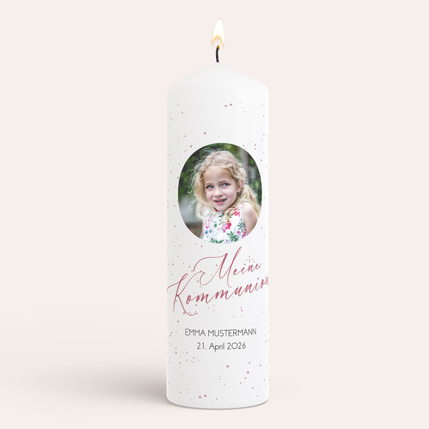 Kommunionkerzen - Stern der Milchstraße