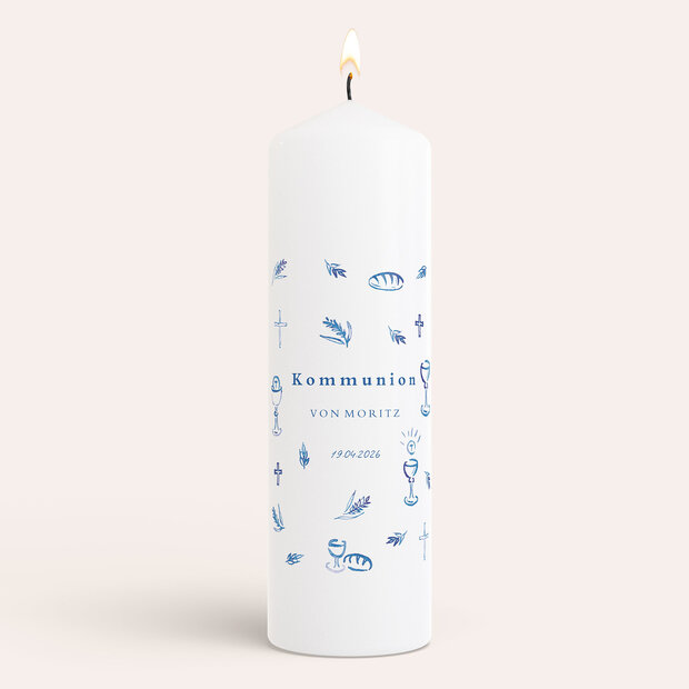 Kommunionkerzen - Feierliches Abendmahl