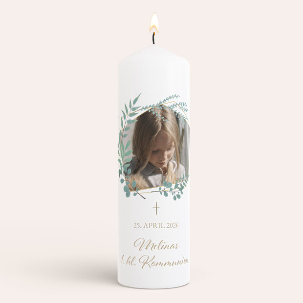 Kommunionkerzen - Wald & Wiese