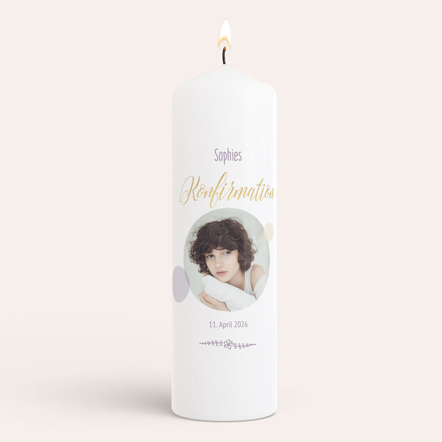 Konfirmationskerzen - Zauberlicht Konfirmation