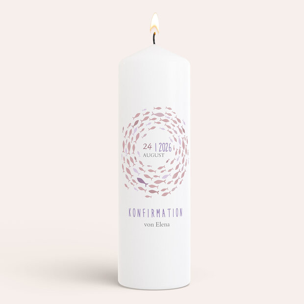 Konfirmationskerzen - Freudenwirbel