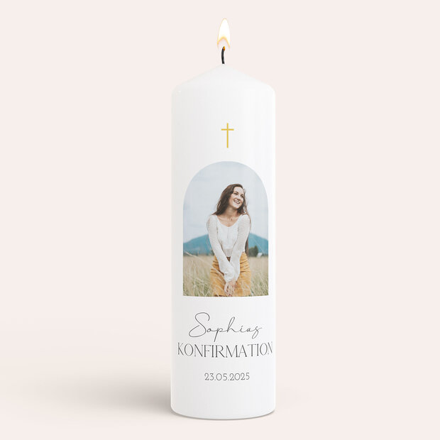 Konfirmationskerzen - Verwandlung