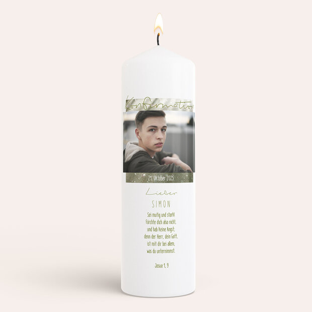Konfirmationskerzen - Milky Way