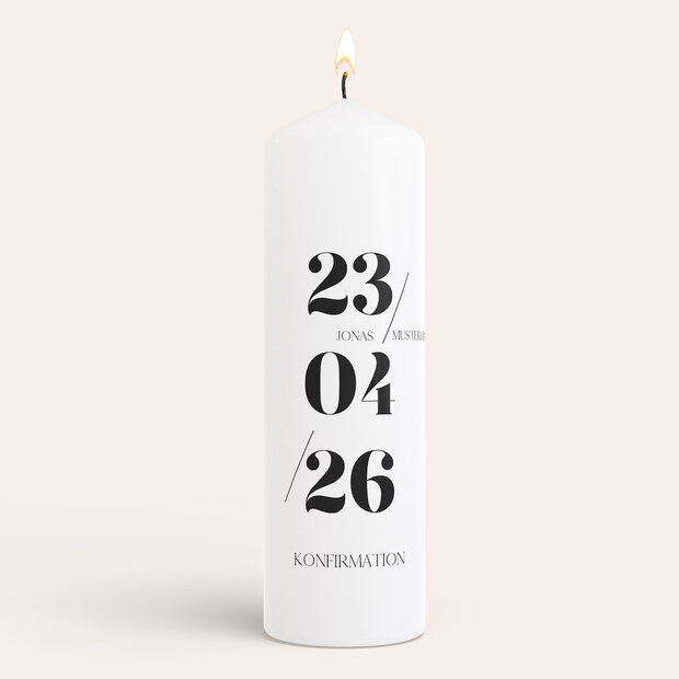 Konfirmationskerzen - Diem