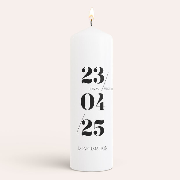Konfirmationskerzen - Diem