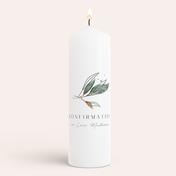 Konfirmationskerzen - Vollendete Eleganz