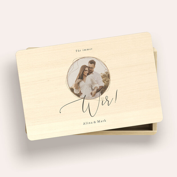 Erinnerungsbox Hochzeit - Fokus auf uns