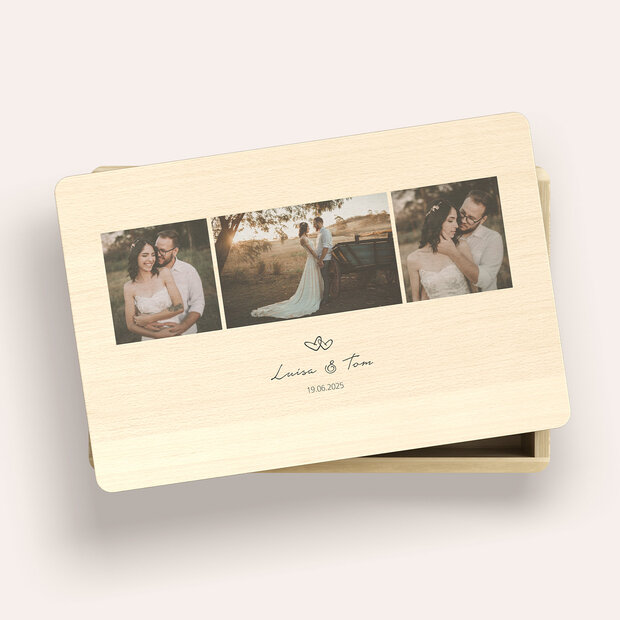 Erinnerungsbox Hochzeit - Herzklopfen
