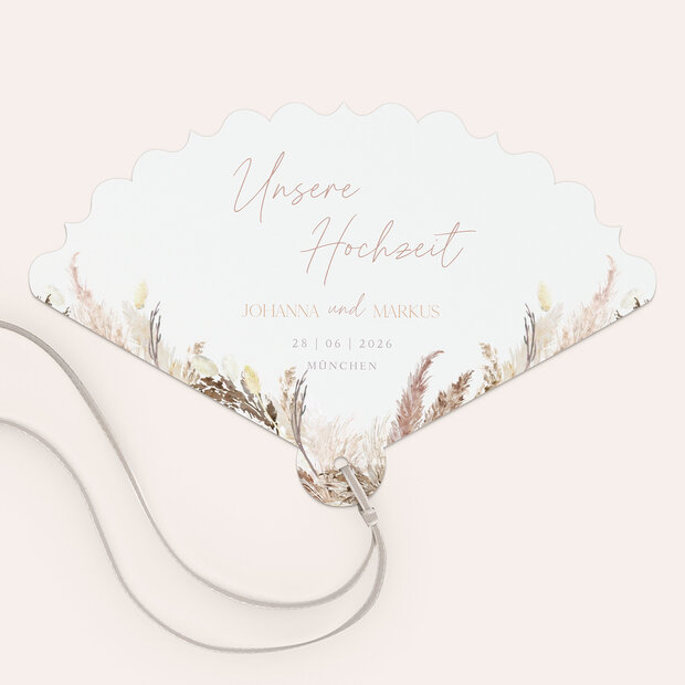Fächer Hochzeit - Federleichte Traumhochzeit