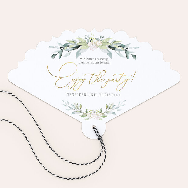 Fächer Hochzeit - Tender Florals