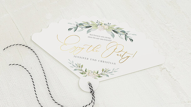 Fächer zur Hochzeit