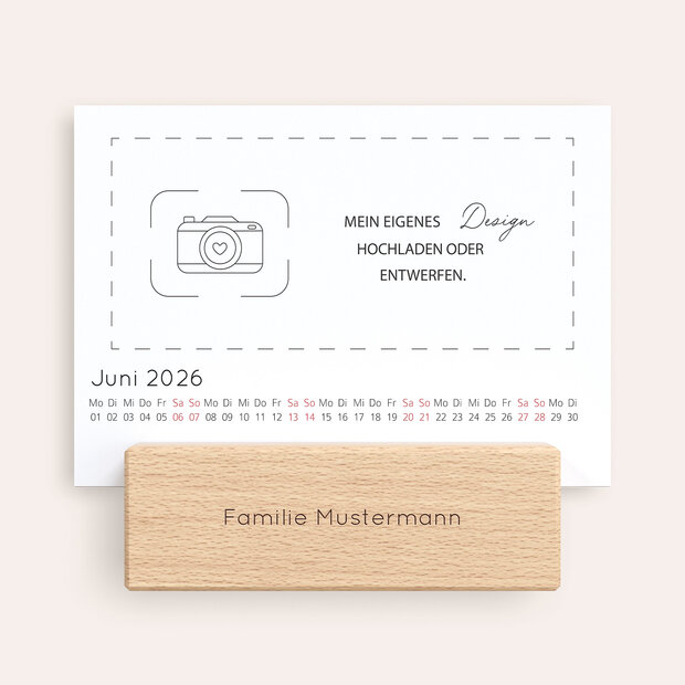 Blanko Design - Tischkalender 