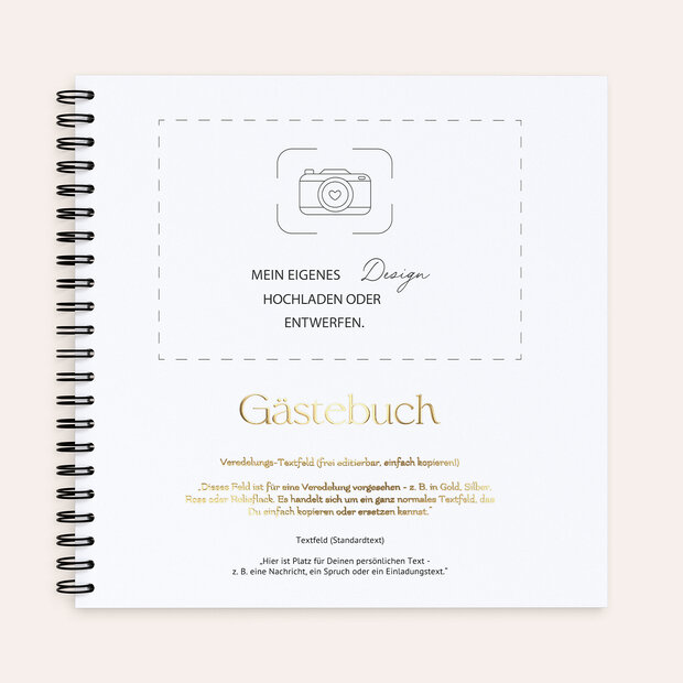 Blanko Design - Gästebuch 