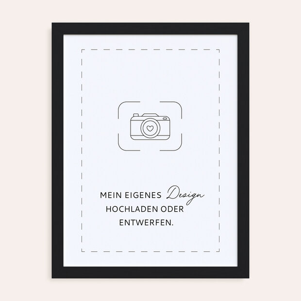 Blanko Design - Wandbild 