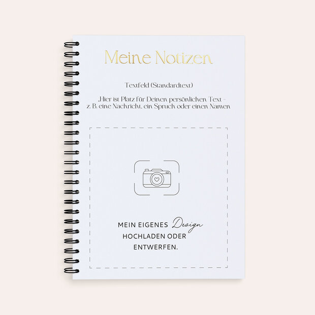 Blanko Design - Notizbuch 