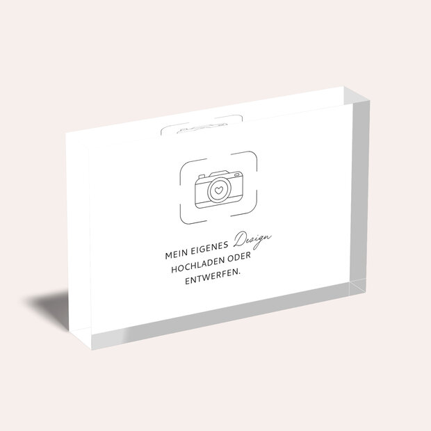 Blanko Design - Acrylblock 