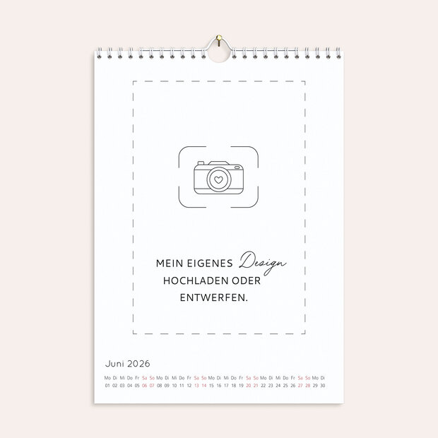Blanko Design - Fotokalender 