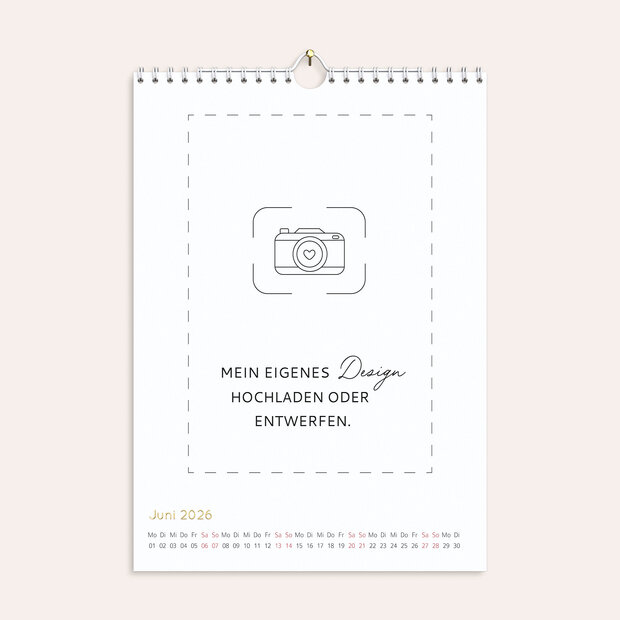 Blanko Design - Fotokalender 