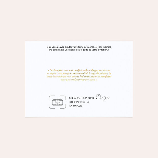 Design vierge - Faire-part 
