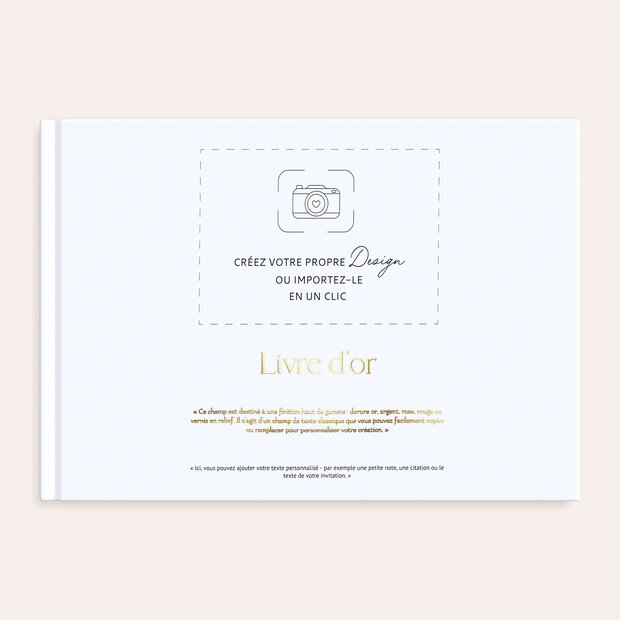 Design vierge - Livre d'or 