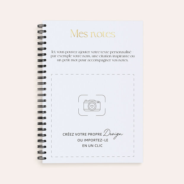 Design vierge - Carnet de notes 