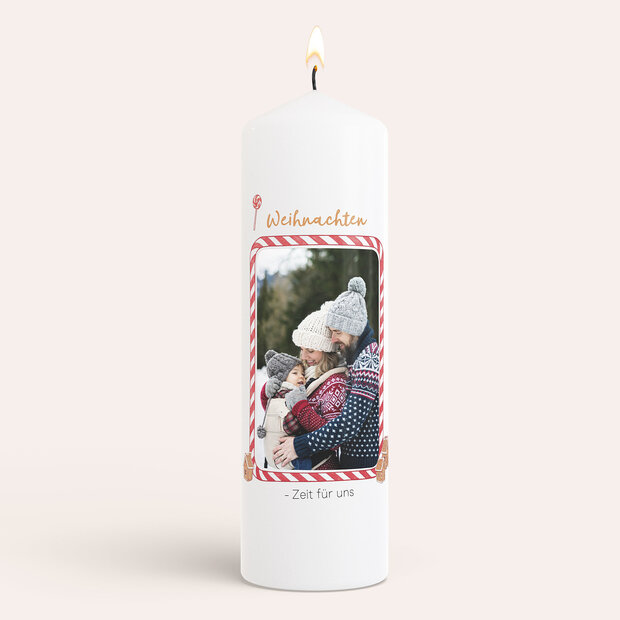Adventskerzen - Weihnachtsflair mit Knusperkeks