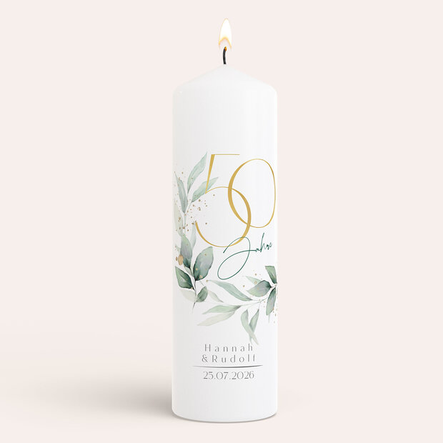 Hochzeitsjubiläums-Kerzen - Vollkommenheit