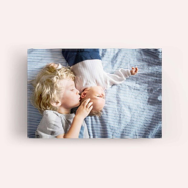 Geschenke mit eigenem Foto - Acrylblock “Herzzeit”