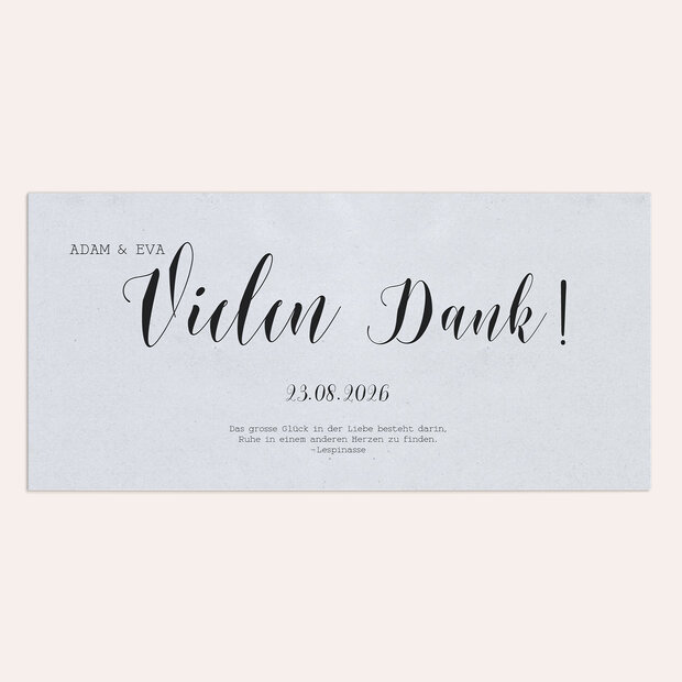 Danksagungskarten Silberhochzeit - Luftsprung für 25 Jahre