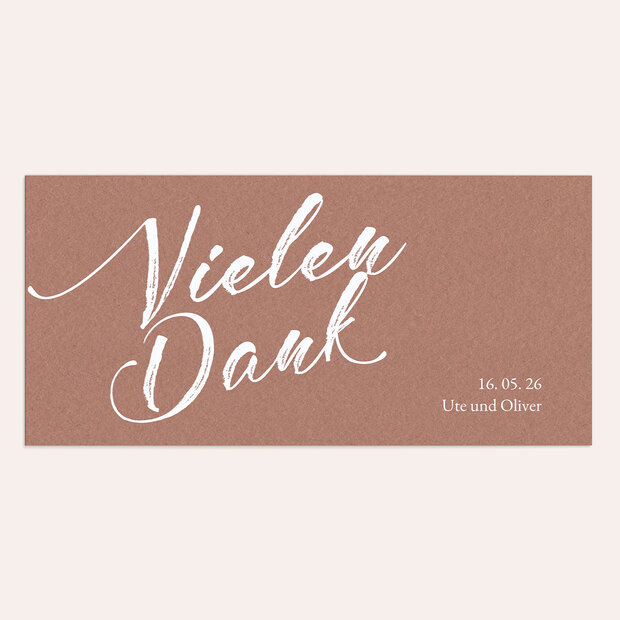 Danksagungskarten Silberhochzeit - Schrifteleganz
